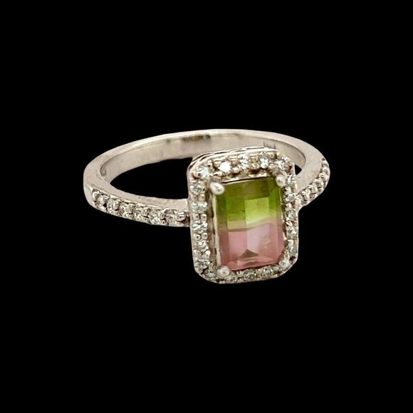 Multicolor Tourmaline Diamond Ring 14k Gold 1.15 TCW Certified $4,450 211930 - Picture 10 of 10